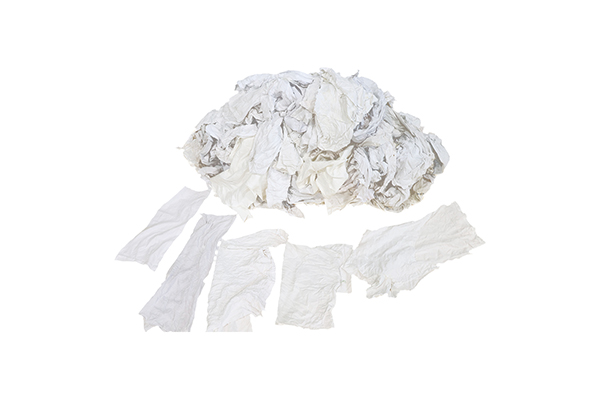 Cut White Cotton Rags