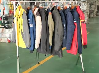 Used winter men parka jacket