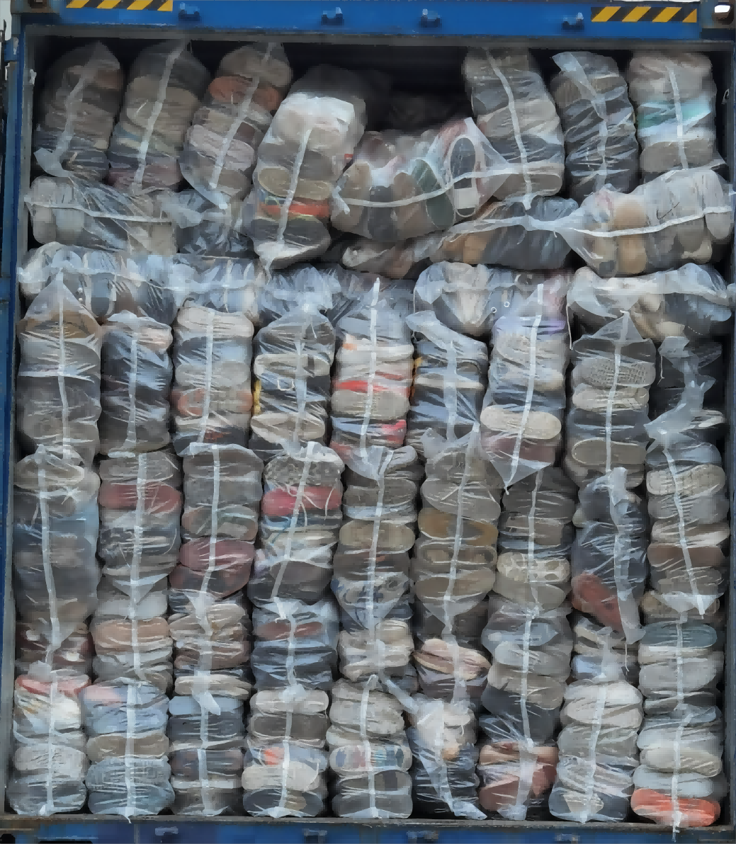 used shoes container