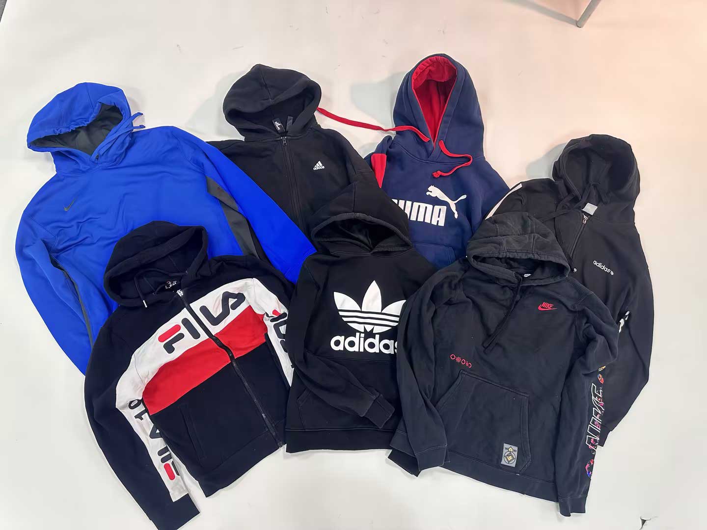 used branded hoddies