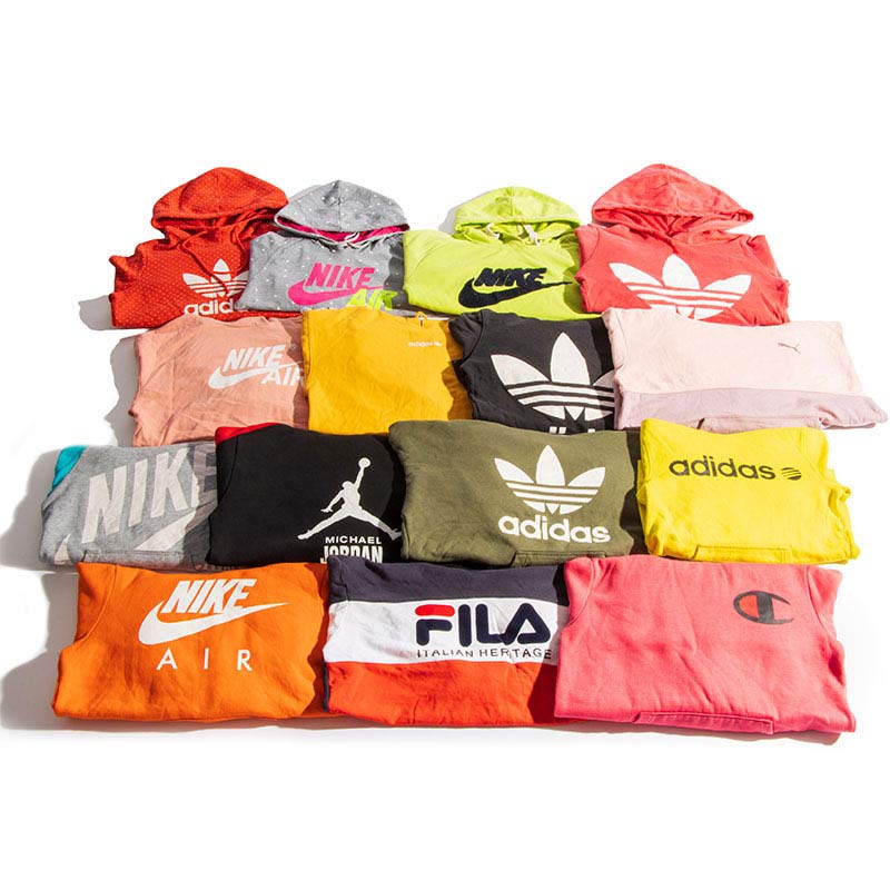 used branded hoodies