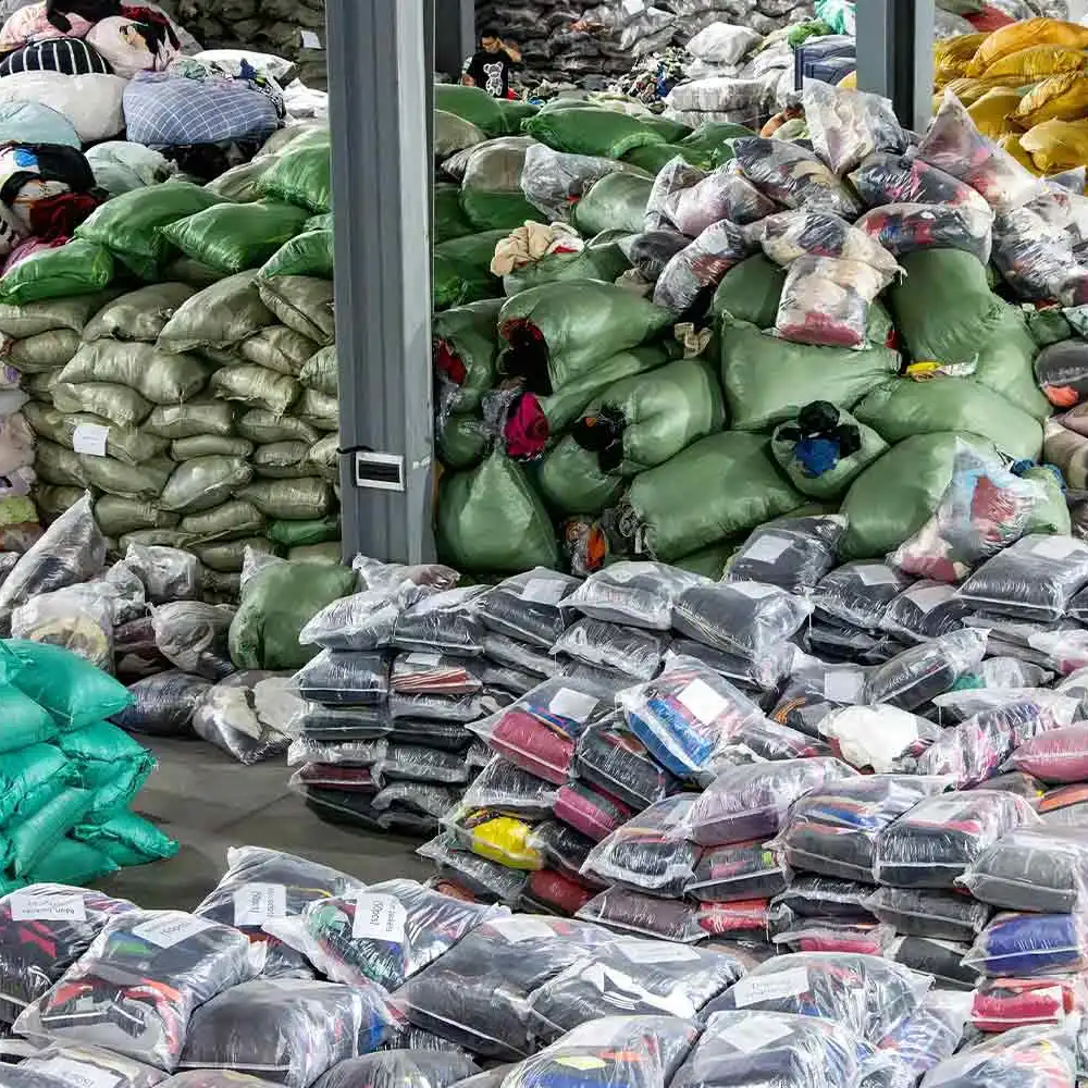 Second hand clothing bale