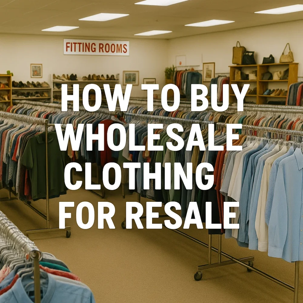 How to Buy Wholesale Clothing for Resale