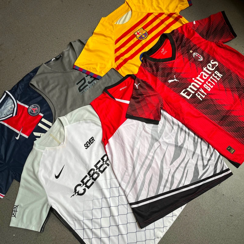 secondhand used athletic shirts with Vibrant Colors