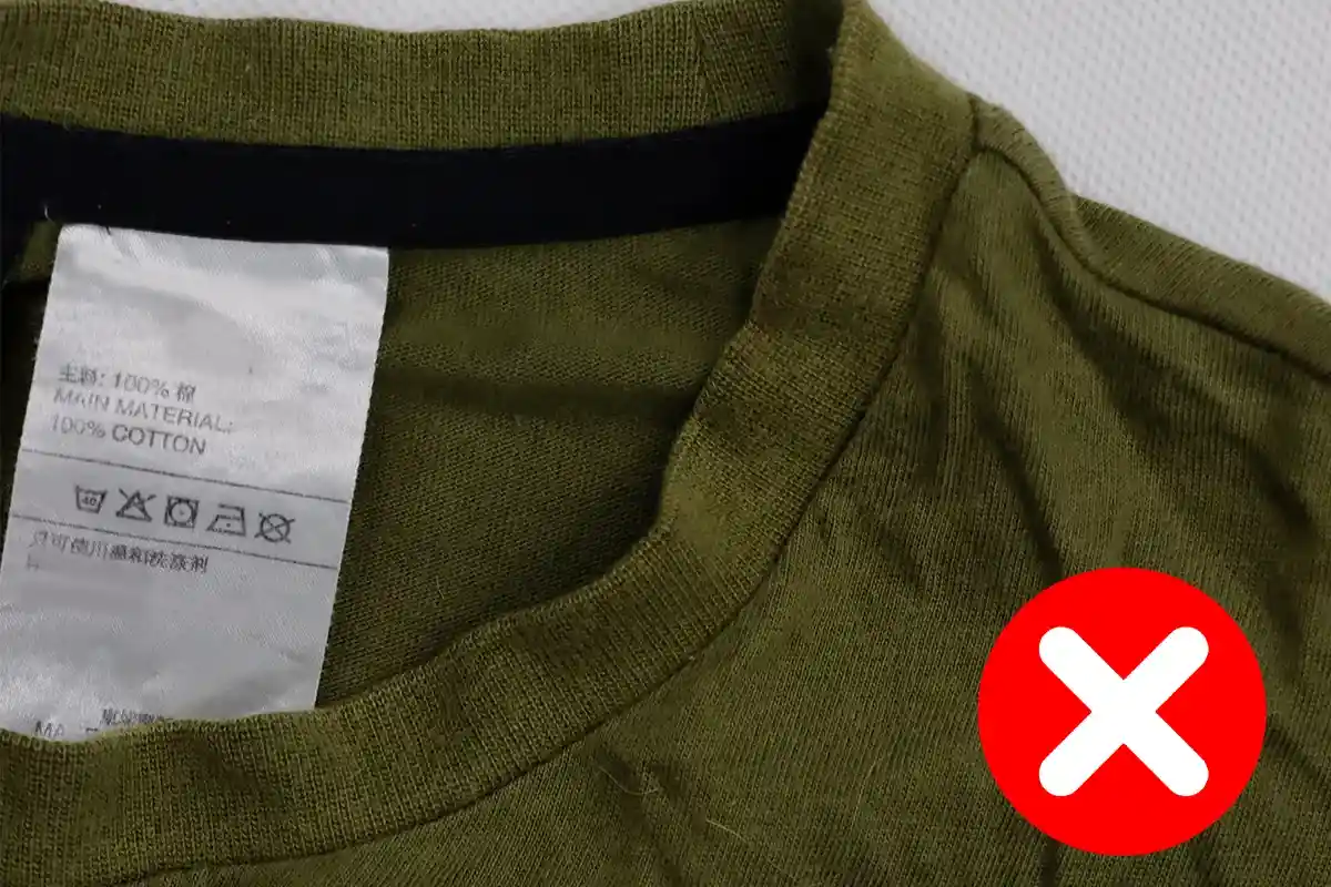 NO Loose collars or sleeves