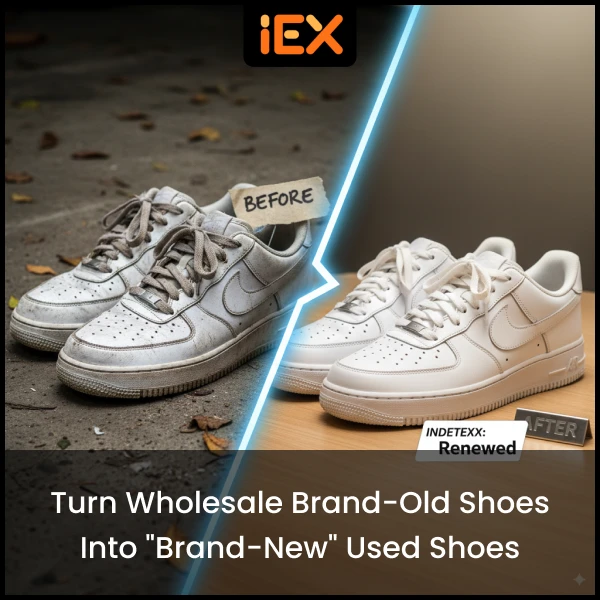 How Indetexx Turns Wholesale Brand Old Shoes into Brand New Used Shoes (1)