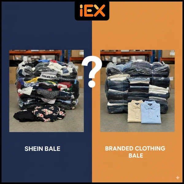 Shein Bale vs. Branded Clothing Bales How to Choose the Best Bulk Clothing Bales