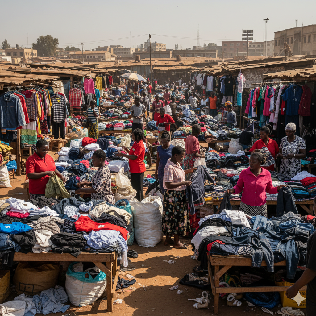 Africa second hand clothing markets