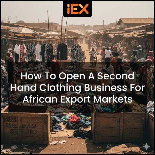 How to open a second hand clothing business for African export markets