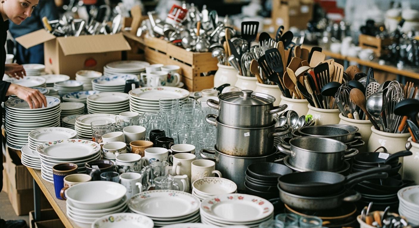 Where to Buy Wholesale Second-Hand Kitchenware
