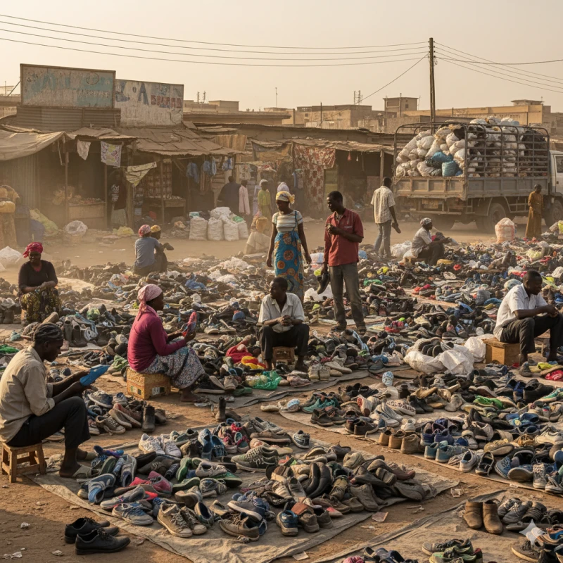 mitumba shoes market