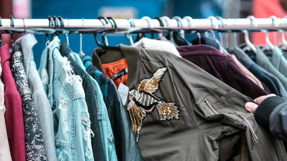 Sorted Used Clothing Process