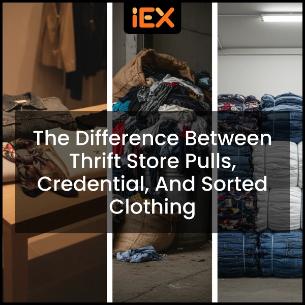 The Difference Between Thrift Store Pulls, Credential, and Sorted Clothing