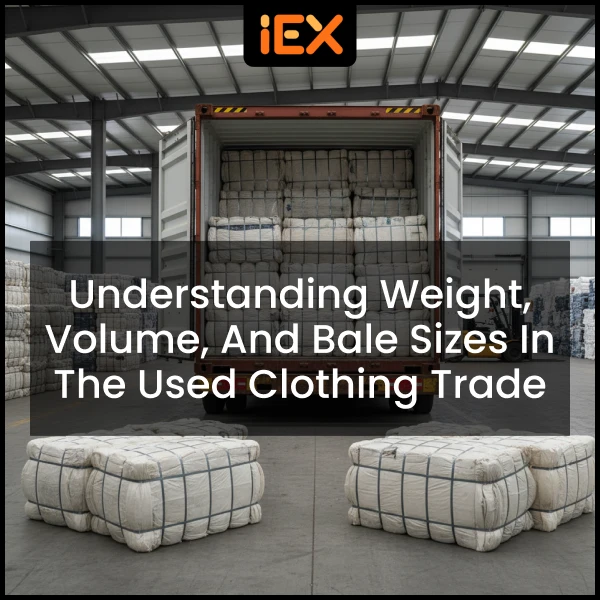 Understanding Weight, Volume, and Bale Sizes in the Used Clothing Trade