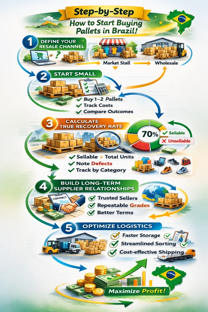 How to Start Buying Pallets in Brazil