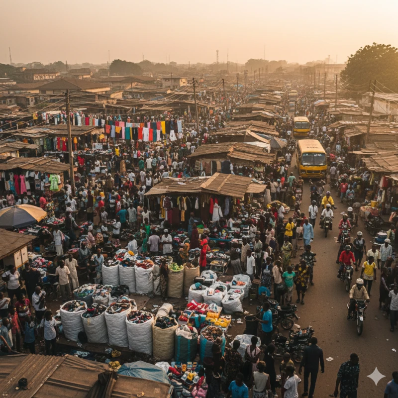 Yaba Market in lagos