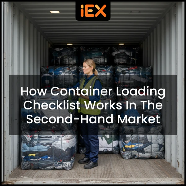 How Container Loading Checklist Works in the Second-Hand Market