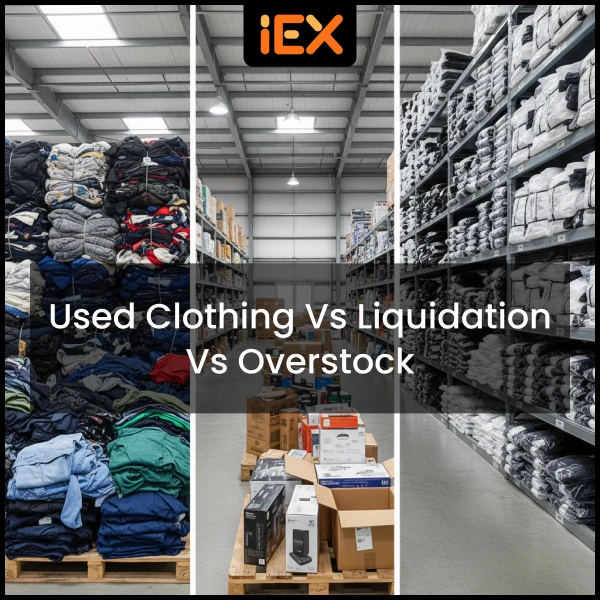 Used Clothing vs Liquidation vs Overstock