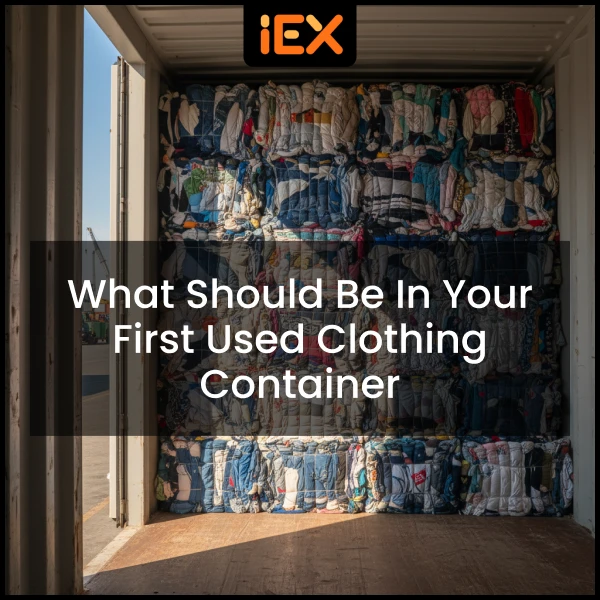 What Should Be in Your First Used Clothing Container