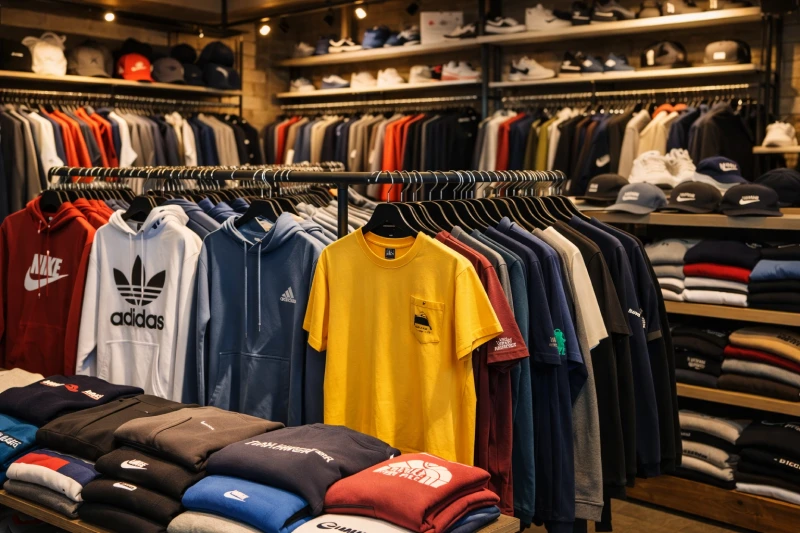 branded clothing retail display 1