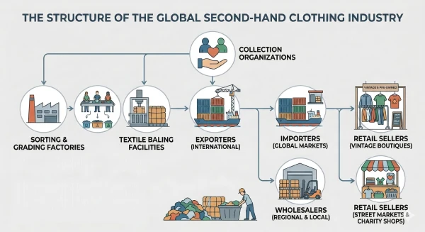 the structure of thiglobal second hand clothing industry 1