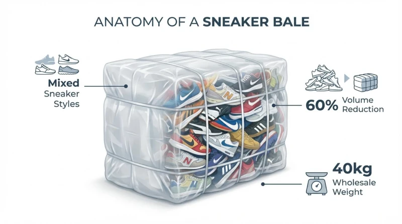 ANATOMY OF A SNEAKER BALE ANATOMY OF A SNEAKER BALE