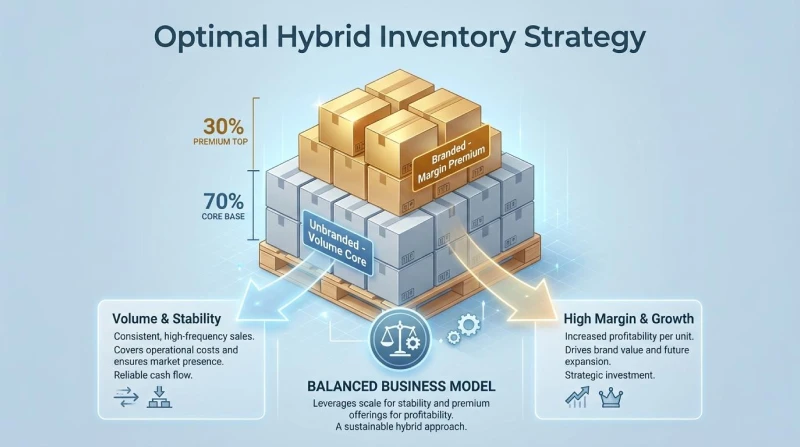 Hybrid inventory strategy