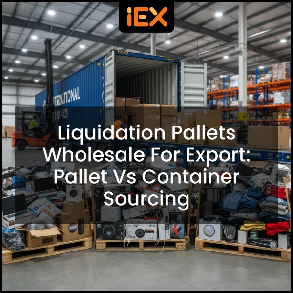 Liquidation Pallets Wholesale for Export Pallet vs Container Sourcing