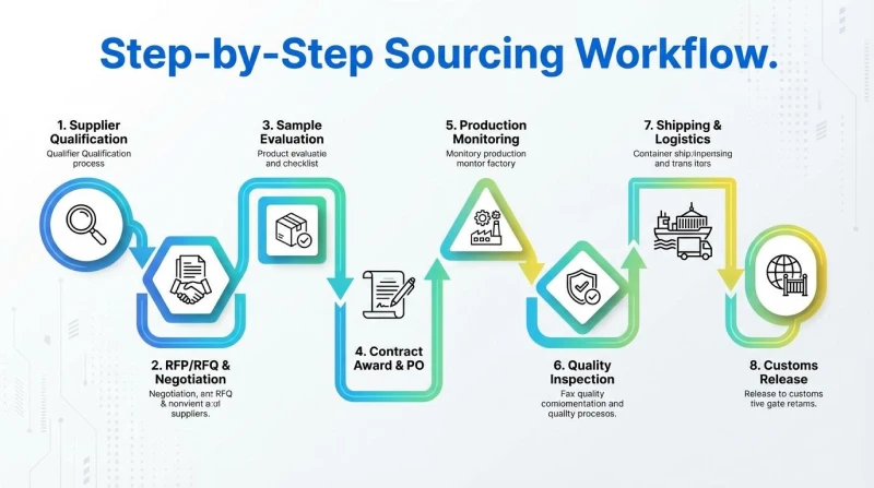 Step by Step Sourcing Workflow