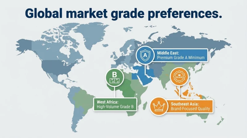 Global market grade preferences