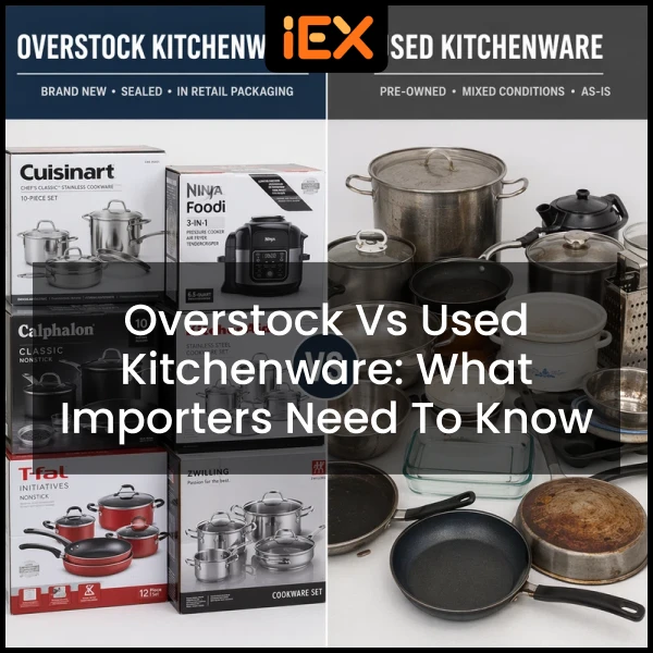 Overstock vs Used Kitchenware What Importers Need to Know