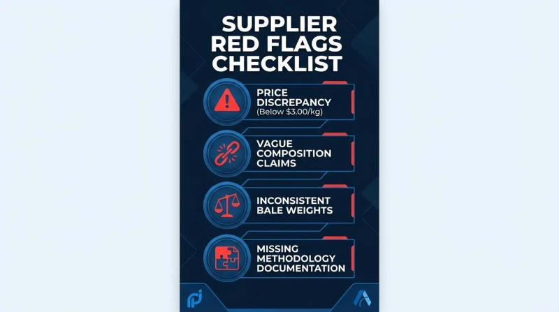 SUPPLIERRED FLAGS CHECKLIST