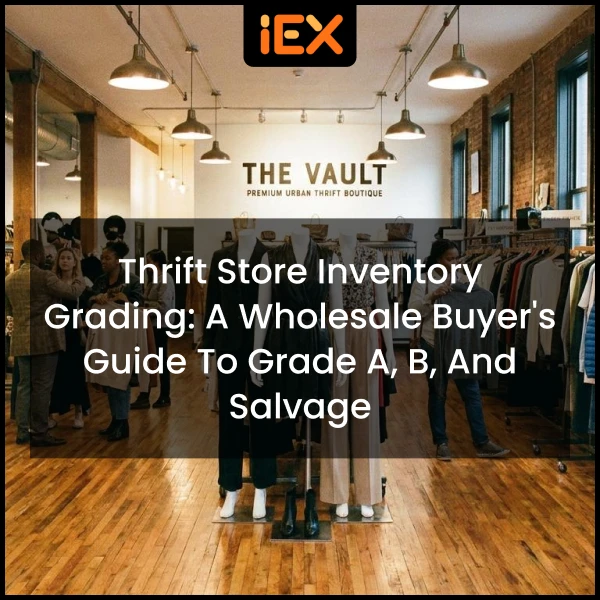 Thrift Store Inventory Grading A Wholesale Buyer's Guide