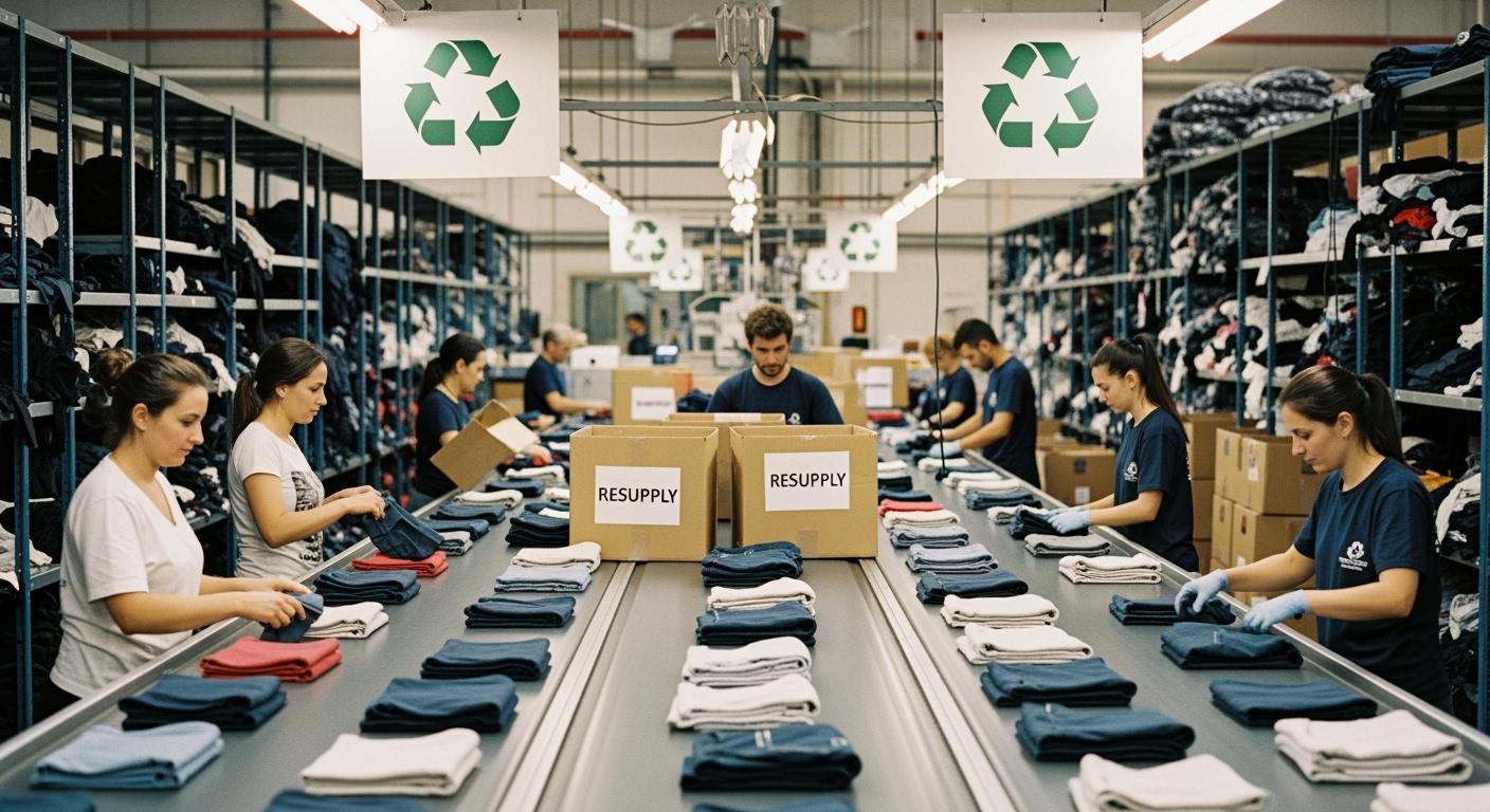 Pre-Owned Clothing Resupply Factories and Their Contribution to the Circular Economy