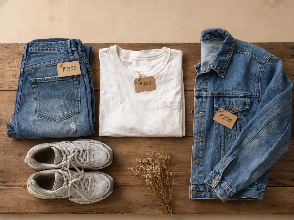 High-profit ukay-ukay categories — denim jeans and sportswear for Philippine resale