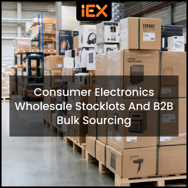 Consumer Electronics Wholesale Stocklots and B2B Bulk Sourcing