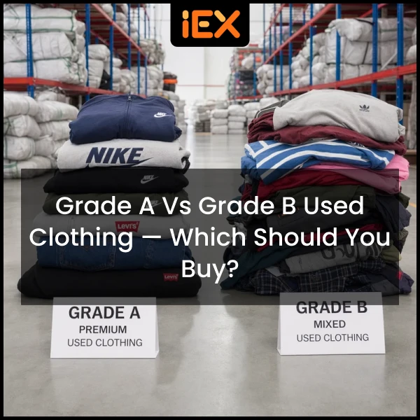 Grade A vs Grade B Used Clothing — Which Should You Buy (2026 Guide)