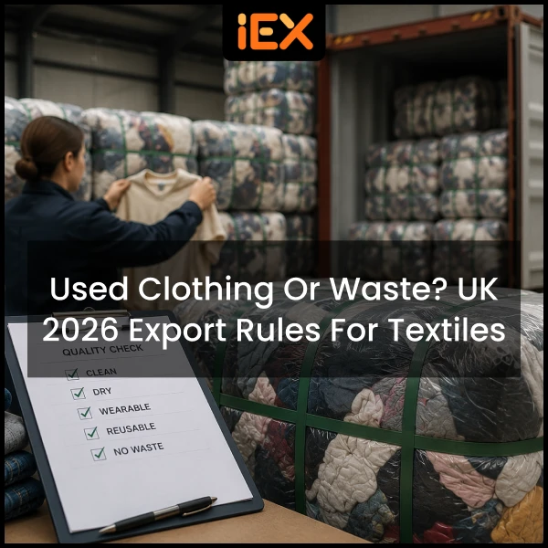Used Clothing or Waste UK 2026 Export Rules for Textiles