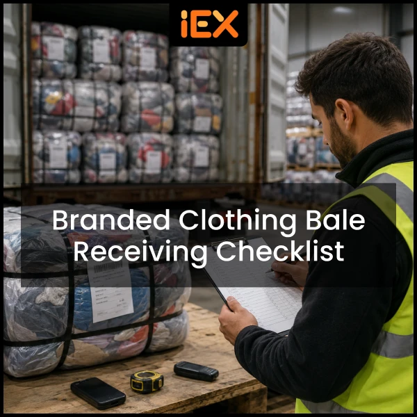 Branded Clothing Bale Receiving Checklist
