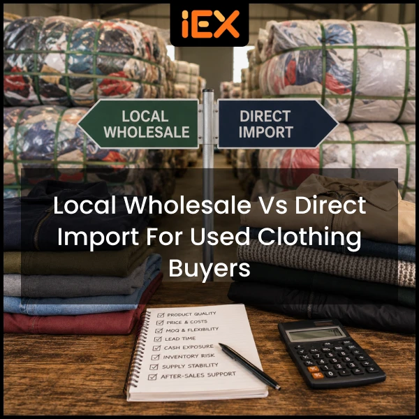 Local Wholesale vs Direct Import for Used Clothing Buyers