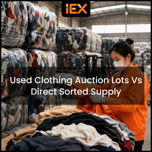 Used Clothing Auction Lots vs Direct Sorted Supply