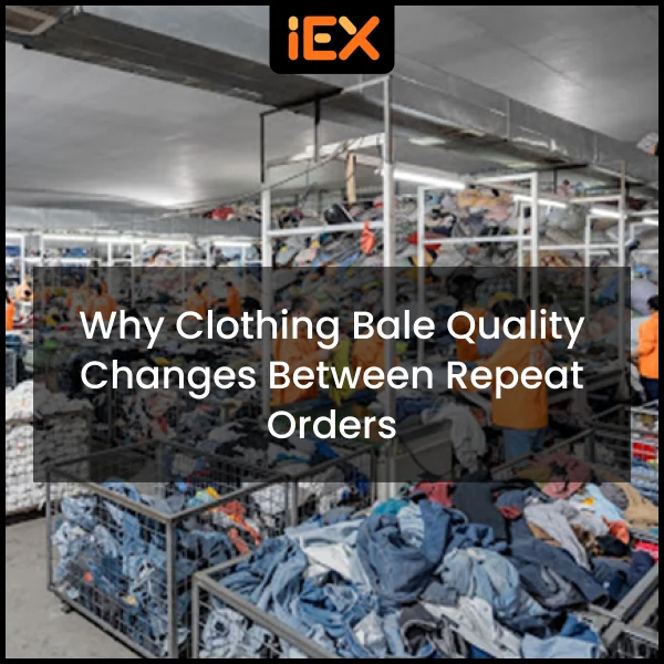 Why Clothing Bale Quality Changes Between Repeat Orders