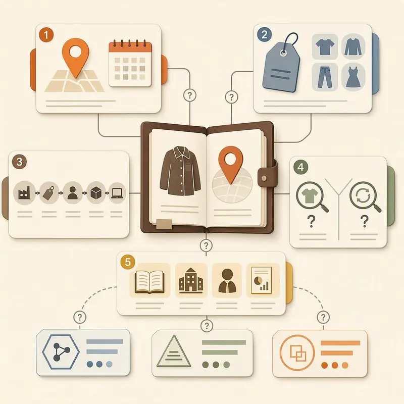 Textile EPR decision map for used-clothing traders