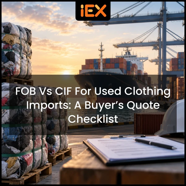 FOB vs CIF for Used Clothing Imports A Buyer’s Quote Checklist