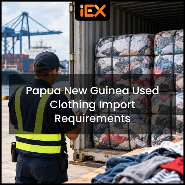 Papua New Guinea Used Clothing Import Requirements