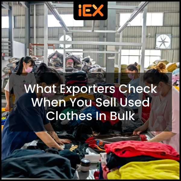 What Exporters Check When You Sell Used Clothes in Bulk